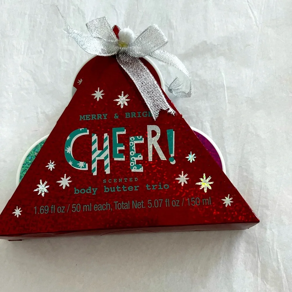 MERRY & BRIGH CHEER! SCENTED body butter trio